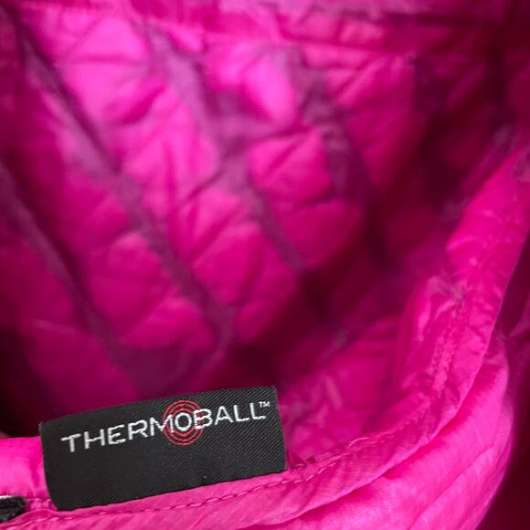 The North Face ThermoBall Jacket Womens Medium Quilted Insulated Hooded Coat - Picture 6 of 16